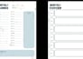 design a professional journal or planner with cover and interior